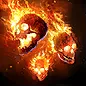 Flammenschädel