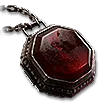 Blutrotes Amulett