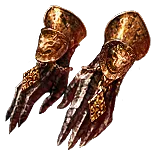Goldene Armschienen