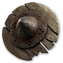 Hölzerner Faustschild